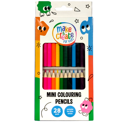 Mini Colouring Pencils: Pack of 28 image number 1