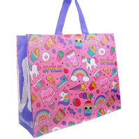 Pink Stickers Shopper Bag