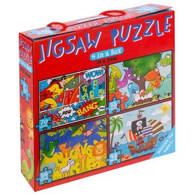 4 in 1 Jigsaw Puzzle Set image number 1