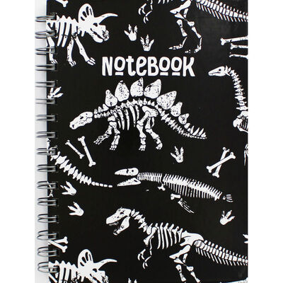 A5 Dino Bones Lined Notebook image number 1