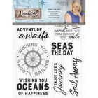 CC Sew Nautical Clear Acrylic Stamp Set - Seas The Day image number 1