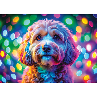 Disco Doggy 1000 Piece Jigsaw Puzzle image number 2