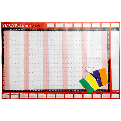 2026 Wall Planner with Dry Wipe Pen image number 1