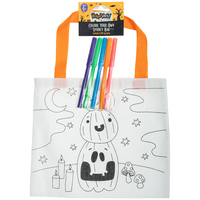Colour Your Own Spooky Canvas Bag: Assorted