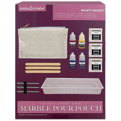 Create Your Own Marble Tie Dye Pouch image number 2