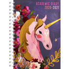A5 Unicorn Week to View 2020-21 Academic Diary image number 1