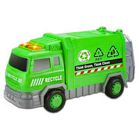 Recycling Truck with Flashing Lights and Sounds