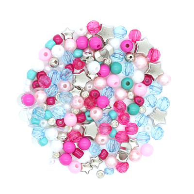 Colourful Beaded Star Wreath Kit image number 2