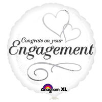 18 Inch Engagement Foil Helium Balloon