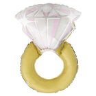 32 Inch Diamond Ring Helium Balloon image number 1