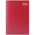 A4 2024 Hardcase Day a Page Diary: Red image number 1