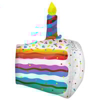 25 Inch Cake Slice Ultra Shape Helium Balloon