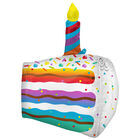 25 Inch Cake Slice Ultra Shape Helium Balloon image number 1