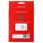 Festive Reindeer Cross Stitch Hoop Kit image number 3