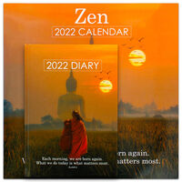 Zen 2022 Square Calendar and Diary Set