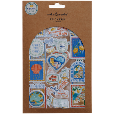 Bella Vita 3D Stickers: Pack of 50 image number 1