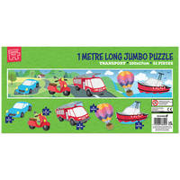 1-Metre-Long Jumbo Transport Puzzle 52 Piece Jigsaw Puzzle