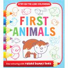 First Animals: Stay-in-the-Line Colouring Book image number 1
