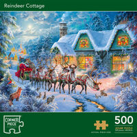 Reindeer Cottage 500 Piece Jigsaw Puzzle