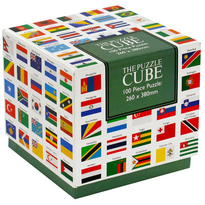 Flags of the World 100 Piece Jigsaw Puzzle image number 1