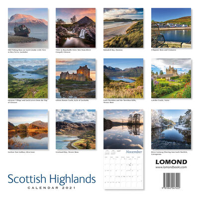 2021 Calendar: Scottish Highlands image number 2