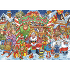Wasgij Christmas 14 - Santa's Little Helpers! 500 Piece Jigsaw Puzzle image number 2