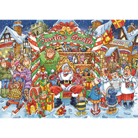 Wasgij Christmas 14 - Santa's Little Helpers! 500 Piece Jigsaw Puzzle