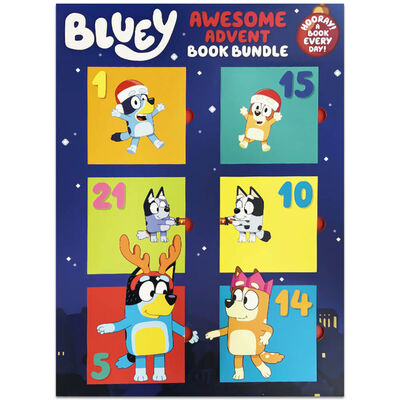 Bluey Awesome Advent: 24 Book Collection image number 1