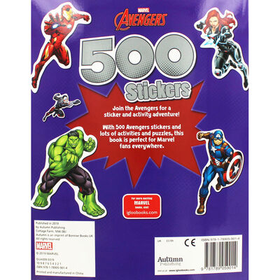 Marvel Avengers: 500 Stickers Book image number 2
