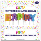 Happy Birthday Glitter Candles image number 1