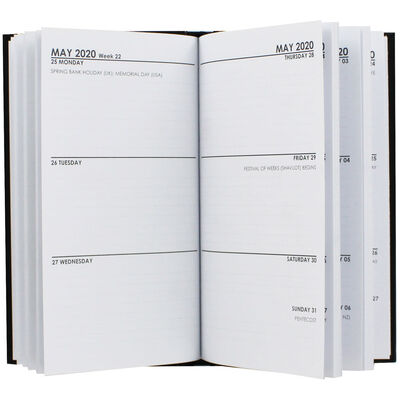 Monday Optional Slim 2020 Pocket Diary - Week To View image number 2