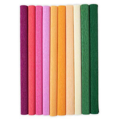 Sizzix Surfaces Crepe Paper Sheets: Pack of 10 image number 1