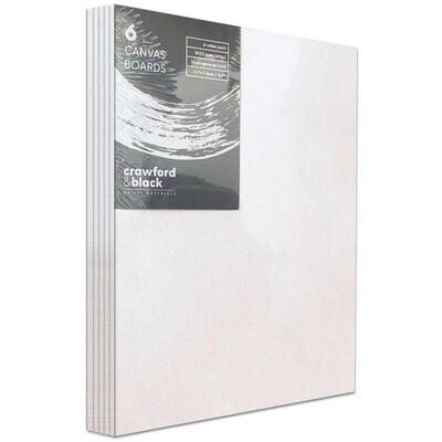 Crawford & Black Canvas Boards 5 x 7 inches: Pack of 6 image number 1