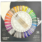Crawford & Black Acrylic Paint Wheel Set: Pack of 35 image number 1