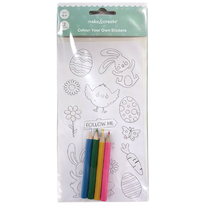 Colour Your Own Springtime Stickers Kit Bundle image number 2