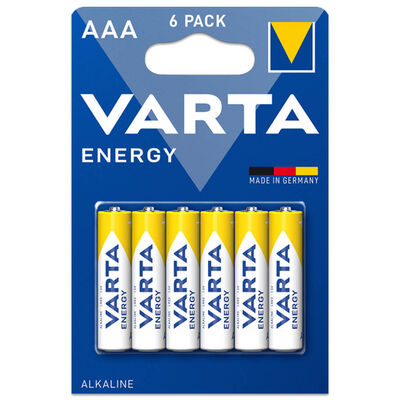 VARTA Energy AAA Batteries: Pack of 6 image number 1
