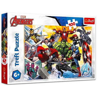 Marvel Avengers 100 Piece Jigsaw Puzzle image number 1