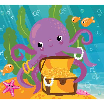 Under the Sea 4-in-1 Jigsaw Puzzle Set image number 3