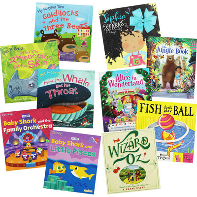 Baby Shark and Friends - 10 Kids Picture Books Bundle image number 1