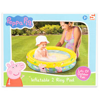 Peppa Pig Inflatable 2 Ring Pool