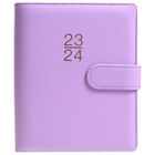 A5 PU Purple 2023-2024 Day a Page Academic Diary image number 1