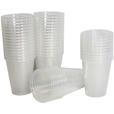 Clear Plastic Cups: Pack of 50 image number 2