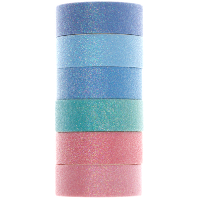 Glitter Ombre Washi Tape: Pack of 6 image number 1