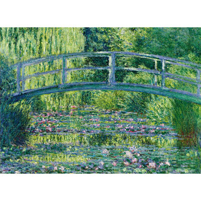 Claude Monet Waterlily Pond Art 500 Piece Jigsaw Puzzle image number 2