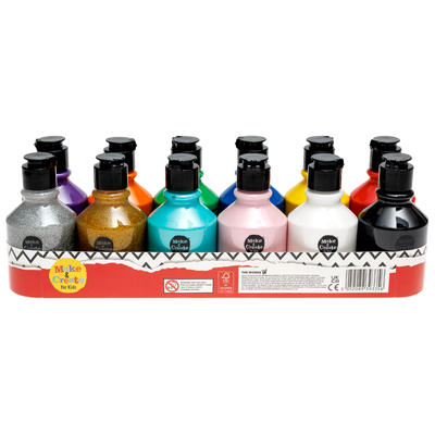 Kids Ready Mixed Paint Set: Pack of 12 image number 2