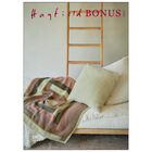 Hayfield Bonus DK: Log Cabin Blanket & Cushion Knitting Pattern 10257 image number 1