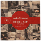 Photographic Christmas Scenes Mini Pad: 4 x 4 Inches image number 1