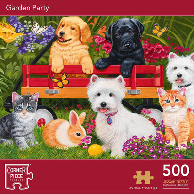Garden Party 500 Piece Jigsaw Puzzle From 6.00 GBP | The Works