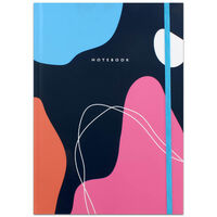 B5 Abstract Elastic Notebook