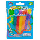 Stretchy Wiggly Worms: Pack of 6 image number 1